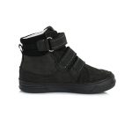 Fekete magasszárú, tépőzáras dd step gyerekcipő