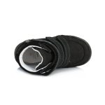 Fekete magasszárú, tépőzáras dd step gyerekcipő