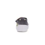 D.D.Step szürke orrvédős tépőzáras gyerek vászoncipő krokodil mintával