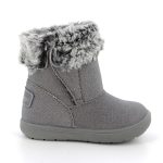 Sötétszürke velúr bőr Prmigi  gyerek csizma