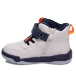 Fehér Weestep magsszárú bőr cipő, tépőzárral