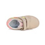 D.D.Step bézs, tépőzáras oldalán színes csíkokkal gyerekcipő