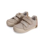 D.D.Step krém színű kislány cipő aranyozott sarokkal