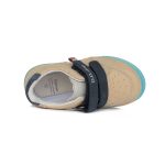 Bézs D.D. Step kisfiú gyerekcipő kék tépőzárakkal