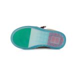 Bézs D.D. Step kisfiú gyerekcipő kék tépőzárakkal