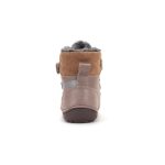D.D.Step W063-62643 Chocolate – barna barefoot bélelt téli fiú bokacipő
