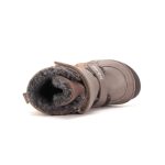 D.D.Step W063-62643 Chocolate – barna barefoot bélelt téli fiú bokacipő
