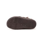 D.D.Step W063-62643 Chocolate – barna barefoot bélelt téli fiú bokacipő
