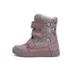D.D.Step W068-42962A Baby Pink – babarózsaszín téli lány gyerekcipő