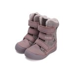 D.D.Step W068-42962A Baby Pink – babarózsaszín téli lány gyerekcipő