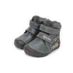 D.D.Step W073-52943A Emerald – smaragdzöld barefoot bélelt téli fiú bakancs