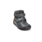 D.D.Step W073-52943A Emerald – smaragdzöld barefoot bélelt téli fiú bakancs